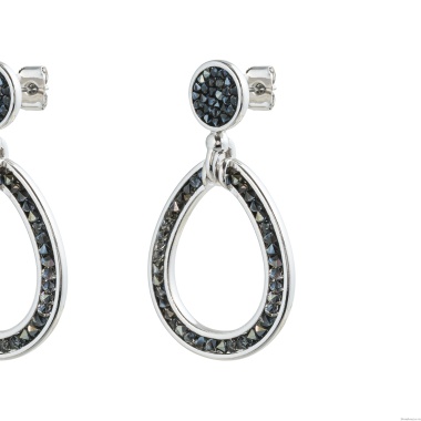 Серьги Fiore Luna, Jet Nut